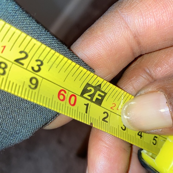 LaBelle | Young Womens /Juniors Vintage Olive Green Mini Skirt Suit - Size 13 - Picture 14 of 15